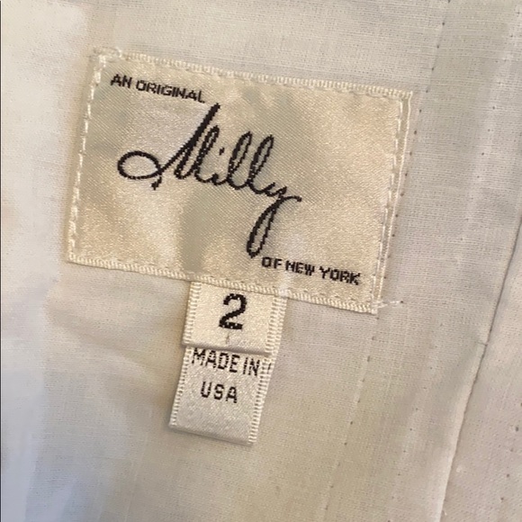 Milly of New York Phoebe Watercolor Halter Dress Size 2 - Picture 8 of 11